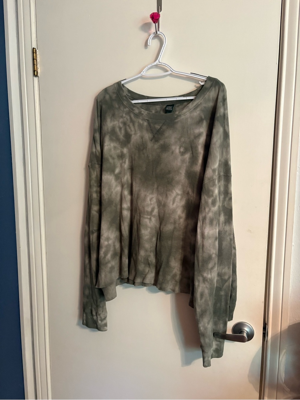 wild fable Olive Green Waffle Knit Long Sleeve Top